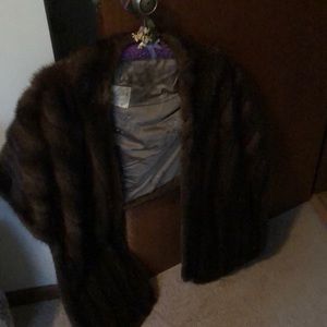 Vintage mink cape